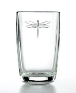 French Home La Rochere Dragonfly Double Old Fashioned Glasses, Set