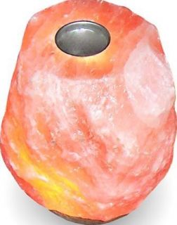 Himalayan Crystal Salt Rock Ionic Lamp w Aromatherapy Diffuser Large