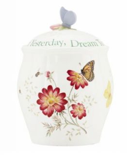 Lenox Dinnerware, Butterfly Meadow Figural Gazebo Cookie Jar   Casual