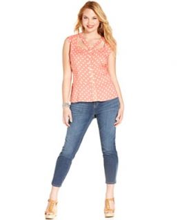Jessica Simpson Plus Size Jeans, Kiss Me Ankle Skinny, Cordell Wash