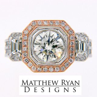 ring in 18k white rose gold matthew ryan designs exclusive