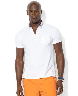 Polo Ralph Lauren Big and Tall Shirt, Solid Polo Shirt   Mens Polos