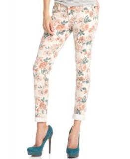 Celebrity Pink Jeans Juniors Jeans, Skinny Floral Print