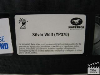 Silver Wolf VHS Shane Meier Roy Scheider Peter Svatek 750723037035