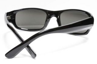 Auth Maui Jim Sunglasses Stingray Gloss Black Frame Grey Lens 103 02