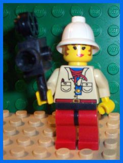 Lego RARE Gail Storm Desert Adventurers Egypt Minifig Pith Helmet