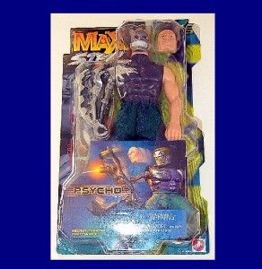 Max Steel Psycho 12 inch Action Figure RARE from Mattel
