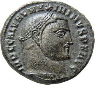 Maximinus II AE Follis Authentic Ancient Roman Coin