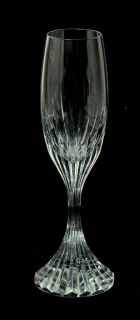 Pair of Baccarat Massena Fluted Champagne Glasses