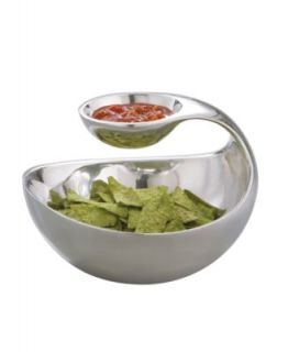 Nambe Dharma Chip and Dip, 9 1/2  