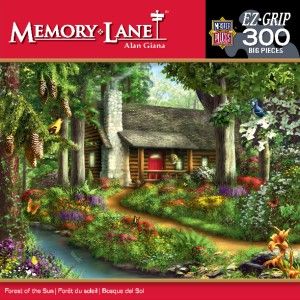 Masterpieces Forest of The Sun Jigsaw Puzzle 300 Big Easy Grip Pieces