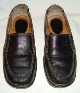 Born Black Moccasin Loafer Flats Size 7 38 M 