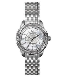 Bulova Watch, Womens Precisionist Brightwater Diamond Accent