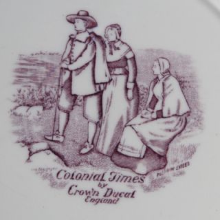 Crown Ducal Colonial Times Mayflower Cabinet Plate