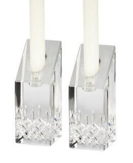 Waterford Candle Holder, Lismore Essence with Pillar Candle   Candles