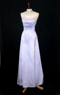 Jessica McClintock Sparkling Purple Giltter Rhinestone Gown Dress Size