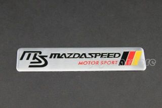 Mazda Speed MS Emblem Badge Decal Sticker 3 5 6 RX7 RX8 MX5 Miata MX6