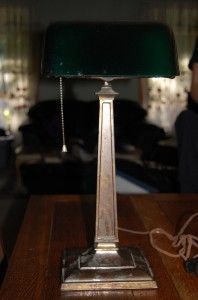 Mcfaddin Emeralite Desk Banker Lamp C 1916 RARE