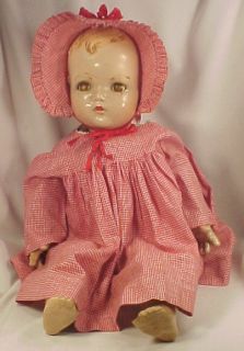 Madame Alexander Baby McGuffey Composition Doll Vintage 22in