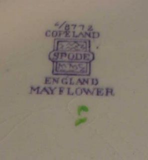 Mayflower Copeland Spode 12 3 4 Chop Plate