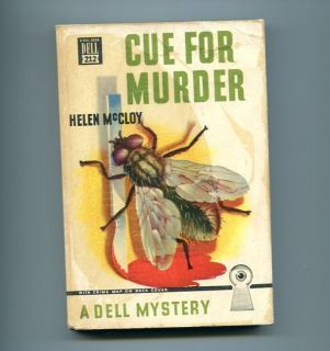 Cue for Murder Helen McCloy Dell Mapback Paperback VG