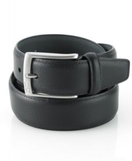 Hugo Boss Belt, 35mm Classic Matt Logo Buckle Dress Belt   Mens Belts