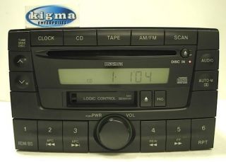 Mazda MPV 2000 2001 CD Tape Player 1284 Combo Tested NG