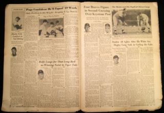 The Sporting News Baseball Newspaper Magazine 22 March 1950 Vintage