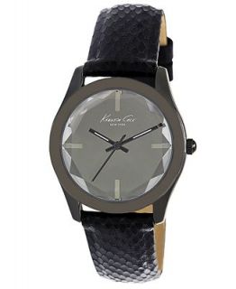 Kenneth Cole New York Watch, Womens Black Leather Strap 36mm KC2669