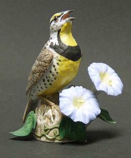Lenox Garden Birds Western Meadowlark Figurine 1992