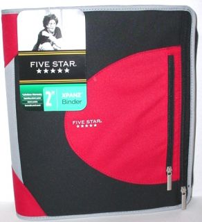 Mead 2 inch Xpanz Binder Red Black New