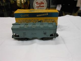 AMERICAN FLYER JERSEY CENTRAL LINES CRP 924 TRAIN CEMENT CAR W/ OB S