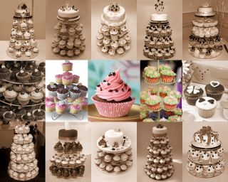 Tier Maypole Acrylic Cupcake Party Wedding Cake Stand