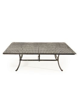 Aluminum Patio Furniture, 90 x 64 Outdoor Dining Table   furniture