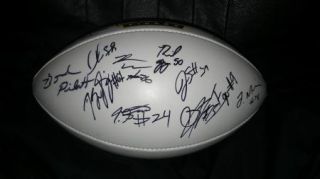 2012 LSU Tigers Team Signed Football Certificate Proof