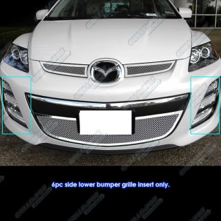 2010 2012 Mazda CX7 I CX 7 s Bumper Stainless Steel Mesh Grille Grill