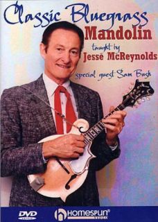 DVD Classic Bluegrass Mandolin by Jesse McReynolds w Sam Bush