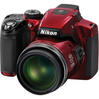 Nikon Coolpix P510 Red 16 1MP Digital Camera 018208263301