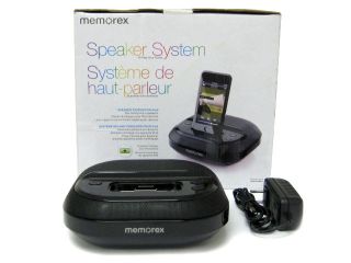 Memorex MI5091BLK Compact Speaker System with iPod Dock