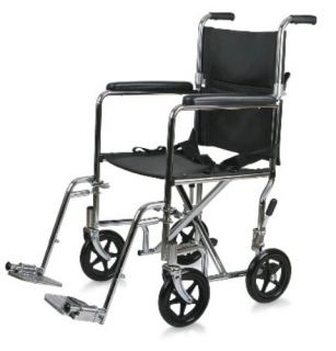 Medline Excel Transport Chair Wheelchair 17 MDS808150