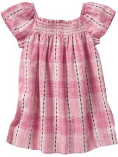 New Gap Size 18 24 Months Pink Smocked Plaid Dress