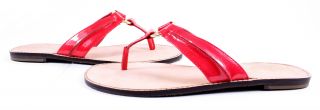 Lilly Pulitzer McKim Patent Leather Sandals Pink Shoes 7 New