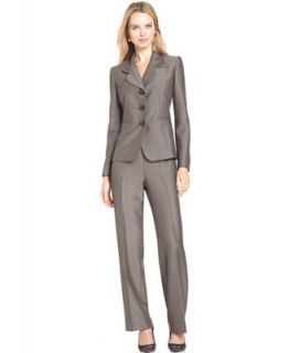 Le Suit Pantsuit, Birdseye Tweed Jacket & Pants