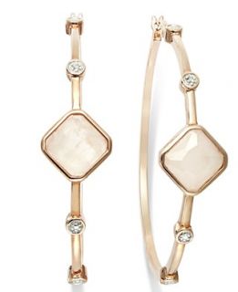Victoria Townsend 18k Gold Over Sterling Silver Earrings, Rose Quartz