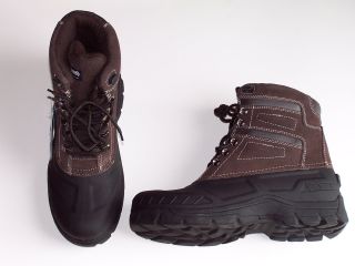 Sequoia Brown Lace Up Snow Boots Mens Sizes 10 11 12 13 M