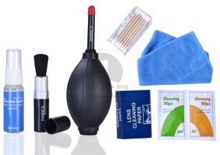 New 7in1 Professional Lens Cleaning Kit Power Blower for Canon Nikon