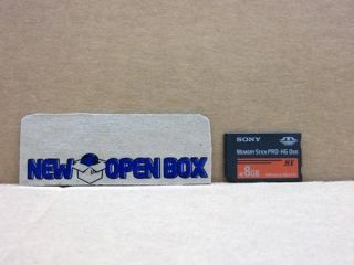 Sony MSHX8B 8GB Memory Stick Pro HG Duo Media