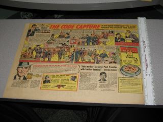 Newspaper Ad 30s Melvin Purvis G Man Comic Book Strip Premium Mickey