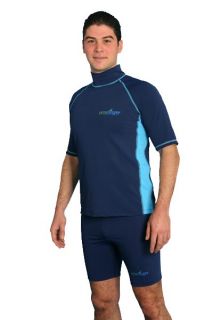 Mens UV Sun Protection Swimwear Clothing Rash Guards Shorts Surf