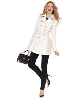 Tommy Girl Coat, Three Quarter Sleeve Double Breasted